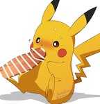 ambiguous_gender anthro blush blush_stickers disembodied_penis duo erection feral fur genitals humanoid_genitalia humanoid_penis male male/ambiguous penis simple_background vein veiny_penis white_background yellow_body yellow_fur dntks_4320 nintendo pokemon generation_1_pokemon mammal pikachu pokemon_(species) censored hi_res