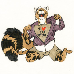 anthro belly biped black_hair bottomwear clothed clothing countershade_body countershade_face countershade_fur countershade_torso countershading feet fingers fluffy fluffy_tail fur hair male male_anthro markings multicolored_body open_mouth orange_body orange_fur overweight overweight_anthro overweight_male purple_clothing purple_topwear screaming shirt shorts simple_background sitting solo spots spotted_body spotted_fur tail tan_bottomwear tan_clothing tan_topwear text text_on_clothing text_on_shirt text_on_topwear tongue topwear torn_clothing white_body white_fur white_hair hilyasp wy_(yebjiwara) cheetah felid feline king_cheetah mammal english_text guide_lines hi_res marker_(artwork) meme sketch traditional_media_(artwork)