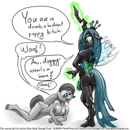animal_genitalia anthro black_body black_hair butt changeling crown cutie_mark dialogue dickgirl drooling duo english_text equine fan_character female flaccid friendship_is_magic fur green_eyes green_hair grey_fur grin hair hand_on_hip hi_res horn horse horsecock hypnosis imminent_sex intersex looking_down looking_up lying magic mammal mind_control my_little_pony navel nipples nude on_side open_mouth pegasus penis plain_background pony queen queen_chrysalis_(mlp) royalty saliva sharp_teeth silver_wing sketch smudge_proof standing teeth text tongue tongue_out white_background wings
Rating: Explicit
Score: 3
User: Smudge_Proof
Date: August 05, 2014 animal_genitalia anthro black_body black_hair butt changeling crown cutie_mark dialogue dickgirl drooling duo english_text equine fan_character female flaccid friendship_is_magic fur green_eyes green_hair grey_fur grin hair hand_on_hip hi_res horn horse horsecock hypnosis imminent_sex intersex looking_down looking_up lying magic mammal mind_control my_little_pony navel nipples nude on_side open_mouth pegasus penis plain_background pony queen queen_chrysalis_(mlp) royalty saliva sharp_teeth silver_wing sketch smudge_proof standing teeth text tongue tongue_out white_background wings
Rating: Explicit
Score: 3
User: Smudge_Proof
Date: August 05, 2014
