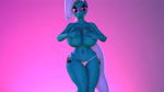 anthro bent_over big_breasts big_butt breasts butt clothing eyewear female glasses holding_breast horn huge_breasts nipples panties side-tie_panties solo thong twerking underwear sfmoclock hasbro my_little_pony mythology fan_character equid equine mammal mythological_creature mythological_equine unicorn 16:9 3d_(artwork) animated digital_media_(artwork) hi_res no_sound short_playtime source_filmmaker_(artwork) webm widescreen