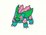 2017 3_toes 4:3 alternate_species ambiguous_gender arthropod blue_body blue_exoskeleton bugdex claws digital_drawing_(artwork) digital_media_(artwork) exoskeleton fakemon feet feral front_view frown full-length_portrait generation_1_pokemon green_body green_exoskeleton half-closed_eyes insect insect_wings leaf markings multicolored_body multicolored_exoskeleton narrowed_eyes nintendo pink_body pink_exoskeleton pink_spots pink_wings pokemon pokemon_(species) portrait quadruped red_eyes ricky_hoffman simple_background solo spots spotted_body spotted_exoskeleton spotted_wings standing toe_claws toes toony translucent translucent_body venusaur white_background white_claws wings