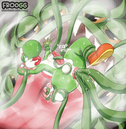 abdominal_bulge anal anal_penetration balls feet feral forced genitals hindpaw looking_pleasured male male_penetrated paws penetration penis rape sex suspended_via_tentacles suspension tentacle_in_ass tentacle_penetration tentacle_rape tentacle_sex tentaclejob tentaclejob_while_penetrated tentacles froogg final_fantasy mario_bros nintendo square_enix green_yoshi malboro yoshi absurd_res hi_res
