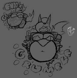 ambiguous_gender anthro belly crouching duo endosoma female internal navel rumbling_stomach safe_vore squatting_pose standing vore infernotv_(artist) idw_publishing sega sonic_the_hedgehog_(comics) sonic_the_hedgehog_(idw) sonic_the_hedgehog_(series) whisper_the_wolf canid canine canis deer mammal wolf hi_res