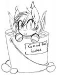 bat_wings bucket container fangs female feral in_bucket in_container membrane_(anatomy) membranous_wings micro plum_(fruit) solo teeth wings replica_(artist) hasbro my_little_pony fan_character nolegs_(oc) bat_pony equid mammal 2016 monochrome sketch