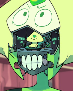ambiguous_gender armless cockpit dot_eyes endoskeleton exposed_endoskeleton forehead_gem gem green_body green_skin hair machine mecha micro not_furry on_style peridot_(gem) robotic_reveal simple_eyes sitting teeth toony yellow_body discount-supervillain cartoon_network steven_universe peridot_(steven_universe) smolidot alien alien_humanoid gem_(species) humanoid peridot_(gem_species) robot robot_humanoid 4:5 digital_media_(artwork)