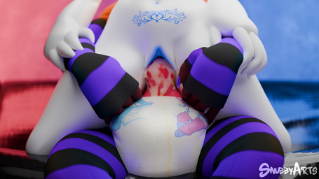 ageplay anthro balls bodily_fluids clothed clothing cum cum_in_vagina cum_inside cum_on_penis diaper diaper_fetish diaper_only diaper_sex duo female footwear fur furniture genital_fluids genitals infantilism kneeling knot knotted_penis legwear male male/female pattern_clothing pattern_legwear penetration penis roleplay sex sitting_on_another socks stockings striped_clothing stripes thigh_highs tinytails_(diaper) topless vaginal vaginal_penetration wearing_diaper wetness_indicator white_body white_fur womb_tattoo snubbyarts alberarts_(modeler) abuniverse tinytails_(abuniverse) necrun snubby hyena hyenid_(species) mammal wickerbeast 16:9 3d_(artwork) digital_media_(artwork) hi_res watermark widescreen