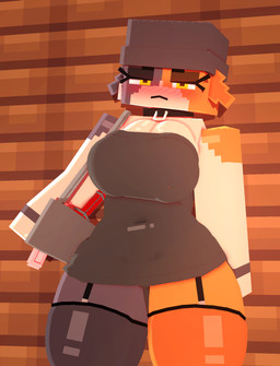 anthro areola aroused bag beanie big_areola big_breasts big_butt blush blush_lines bodily_fluids breasts butt choker clothing collar condom curvy_figure dress female fur genitals hat headgear headwear huge_breasts huge_butt huge_thighs jewelry leash leashed_collar legwear looking_at_viewer necklace piercing sexual_barrier_device short_dress simple_background smug smug_face solo square_(anatomy) sweat sweatdrop sweaty_body tail thick_thighs thigh_highs wide_hips yellow_eyes coresvoid epic_games fortnite fortnite:_battle_royale microsoft minecraft mojang xbox_game_studios meow_skulls calico_cat domestic_cat felid feline felis mammal 2025 3d_(artwork) digital_media_(artwork) hi_res mine-imator_(artwork)