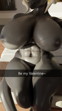 abs anthro areola big_breasts black_body breasts camera_view curvy_figure female genitals glistening glistening_body grey_areola grey_nipples holidays horn huge_breasts inside inviting lips navel nipples scales sitting solo tail text thick_thighs voluptuous vulva wide_hips delbi3d mythology valentine's_day rheka_(delbi3d) dragon mythological_creature mythological_scalie scalie 3d_(artwork) 9:16 absurd_res digital_media_(artwork) hi_res