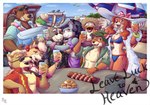 aloha_shirt anthro beverage bikini bikini_bottom bikini_top black_hair black_nose blonde_hair breasts brown_body brown_fur cleavage clothed clothed_anthro clothed_female clothed_male clothing cooler eyewear eyewear_on_head feathers female fur green_body green_skin grey_body grey_fur group hair hat headgear headwear male male/female multicolored_body multicolored_fur navel orange_body orange_fur pattern_clothing pattern_shirt pattern_topwear photo red_body red_fur red_hair shirt sun_hat sunglasses sunglasses_on_head swimwear tan_body tan_fur text topwear two-piece_swimsuit two_tone_body two_tone_fur white_body white_feathers white_fur gomerz22 disney nintendo robin_hood_(disney) star_fox beltino_toad james_mccloud lady_kluck little_john maid_marian peppy_hare robin_hood vivian_hare vixy_reinard amphibian avian bear bird canid canine chicken fox frog galliform gallus_(genus) hare lagomorph leporid mammal phasianid toad_(frog) crossover english_text story story_in_description