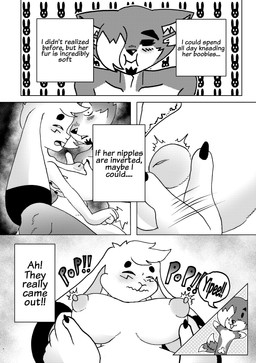accessory animal_genitalia anthro areola balls beard big_ears biped blush buckteeth canine_genitalia countershade_face countershade_fur countershade_torso countershading erect_nipples facial_hair female female_anthro floppy_ears fully_sheathed fur genitals hair inverted_nipples male male/female male_anthro muscular muscular_anthro muscular_male nipple_fetish nipple_play nipples nude nude_female nude_male one_eye_obstructed predator/prey romantic romantic_ambiance romantic_couple romantic_sex sheath simple_background tail tail_motion tailwag teeth text white_background white_body white_fur white_hair efradraws northwind_(efradraws) isepo_(efradraws) uspul_(efradraws) canid canine canis lagomorph leporid mammal rabbit wolf absurd_res black_and_white comic digital_media_(artwork) english_text halftone hi_res monochrome