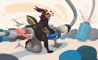abdominal_bulge anal anal_penetration animal_dildo animal_genitalia animal_penis animal_sex_toy anthro anus balls big_balls big_penis black_body bodily_fluids cum dildo dildo_in_ass dildo_insertion dildo_penetrating_anthro dildo_penetrating_male equine_dildo equine_genitalia equine_penis genital_fluids genitals heart_symbol huge_balls huge_penis hyper hyper_balls hyper_genitalia hyper_penis machine male milking_machine object_in_ass penetration penile penis penis_milking puffy_anus sex_toy sex_toy_in_ass sex_toy_insertion solo tongue tongue_out vein veiny_dildo veiny_penis lotolotl arthropod insect lepidopteran moth hi_res