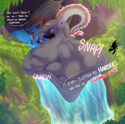 balls big_balls big_penis bone_breaking clenching_balls cock_vore dialogue duo erection fatal_vore feral genitals huge_balls huge_penis hyper hyper_balls hyper_genitalia hyper_penis male penile penis predator/prey vore waterfall rmcreeps european_mythology mythology gabriel_(gabriel1393) karthis_(redtint) dragon mythological_creature mythological_scalie scalie western_dragon hi_res