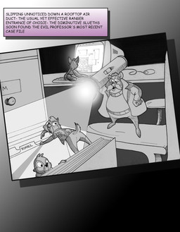 4_fingers aloha_shirt anthro clothing computer computer_mouse desktop_computer electronics female filing_cabinet fingers flashlight jacket keyboard male pattern_clothing pattern_shirt pattern_topwear scut_tail shirt short_tail tail text topwear chris_fischer chip_'n_dale_rescue_rangers disney chip_(disney) dale_(disney) foxglove_(cdrr) monterey_jack_(cdrr) bat chipmunk ground_squirrel mammal mouse murid murine rodent sciurid english_text hi_res