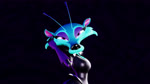 antennae_(anatomy) anthro armwear bedroom_eyes black_nose blinking bodysuit breasts clothing curvy_figure elbow_gloves eyelashes fangs female gloves green_body handwear looking_at_viewer multicolored_body narrowed_eyes pupils purple_eyes seductive skinsuit small_breasts small_waist smile smiling_at_viewer solo standing suit teeth thick_thighs tight_clothing lemonleaf blue_sky_studios ice_age_(series) scratazon_leader alien humanoid hybrid mammal murid murine rodent sciurid scratazon tree_squirrel 16:9 3d_(artwork) 3d_animation 4k absurd_res animated digital_media_(artwork) hi_res loop no_sound short_playtime wallpaper webm widescreen