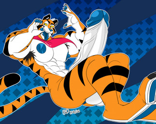 5_fingers abs anthro anus armpit_tuft balls big_balls big_muscles big_nipples big_penis black_armpit_hair black_claws black_ears black_eyebrows blue_anus blue_glans blue_nipples blue_nose blue_pawpads blue_tongue butt claws erection eyebrows fangs finger_in_mouth fingers foreskin fur genitals glans glistening glistening_genitalia glistening_nipples glistening_penis huge_balls huge_nipples huge_penis hyper hyper_balls hyper_genitalia hyper_penis looking_away male markings mascot mostly_nude multicolored_body multicolored_fur muscular muscular_arms naughty_face nipples nude orange_body orange_fur orange_hands orange_paws pattern_background pawpads penis raised_arm red_scarf scarf simple_background sitting smile solo striped_arms striped_body striped_fur striped_head striped_leg striped_markings striped_tail stripes tail tail_markings teeth thumb_in_mouth tongue tongue_out transparent_background two_tone_body two_tone_fur vein veiny_penis white_balls white_body white_chest white_foreskin white_fur white_palms white_penis yellow_sclera rxq frosted_flakes kellogg's tony_the_tiger felid mammal pantherine tiger 2026 alpha_channel dated hi_res signature