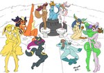 anthro anus breast_squish breasts breasts_frottage feet female genitals group holding_partner looking_at_viewer nipples one_leg_up paws pokemorph pussy raised_leg soles squish toes bernardol22 hitori09 nintendo pokemon eevee eeveelution espeon flareon generation_1_pokemon generation_2_pokemon generation_4_pokemon generation_6_pokemon glaceon jolteon leafeon pokemon_(species) shiny_pokemon sylveon umbreon vaporeon hi_res