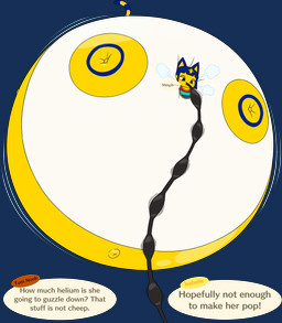 air_inflation anthro belly belly_expansion big_belly blue_ears blue_eyes blue_hair blue_tail body_inflation clothing dialogue expansion female floating hair hose hose_in_mouth hose_inflation huge_belly hyper hyper_belly hyper_inflation immobile inflation markings motion_lines navel offscreen_character outie_navel puffed_cheeks round_body shirt simple_background solo speech_bubble spherical_inflation striped_markings striped_tail stripes swelling tail tail_markings talking_to_another text topwear transparent_background white_clothing white_shirt white_topwear yellow_body yellow_inner_ear yellow_tail heliumpanda animal_crossing nintendo ankha_(animal_crossing) domestic_cat felid feline felis mammal 2025 absurd_res alpha_channel colored digital_media_(artwork) english_text hi_res