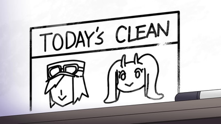 antennae_(anatomy) anthro bait_and_switch big_breasts black_hair blue_clothing blue_jacket blue_topwear blush bottomwear breasts cleavage clothed clothing crescent_moon duo ellipsis eyewear eyewear_on_head fantasizing female green_eyes grey_bottomwear grey_clothing grey_eyewear grey_skirt grey_sunglasses hair hat headgear headwear human_on_anthro inside interspecies jacket male male/female moon music necktie obscured_eyes open_mouth pupils purple_antennae purple_body red_clothing red_hat red_headwear red_necktie rust skirt smile sound_effects speech_bubble sunglasses sunglasses_on_head tail tan_body tan_skin text thick_tail thick_thighs topwear white_pupils whiteboard hakkim nintendo pokemon calem_(pokemon) generation_6_pokemon goodra human mammal pokemon_(species) 16:9 2025 2d_animation animated english_text hi_res long_playtime sound webm widescreen