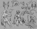 bodysuit bound burger clothing deep_throat derp_eyes dildo duo energy_sword female food genitals irrumatio lotion male male/female mandibles melee_weapon om_nom_nom oral oral_penetration penetration penile penis plasma_rifle_(halo) science_fiction sex sex_toy skinsuit sword throat_swabbing tight_clothing vaginal weapon yngva_(wandring_lizardfolk) wandering_lizardfolk halo_(series) microsoft xbox_game_studios alien sangheili absurd_res hi_res model_sheet monochrome sketch