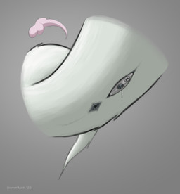animal_genitalia anus bodily_fluids chastity_device feral genital_fluids genital_slit genitals keyhole lock male precum simple_background slit_chastity slit_chastity_disc solo loonertick kekkaishi madarao_(kekkaishi) ayakashi canid canine canis ghost mammal spirit wolf absurd_res hi_res