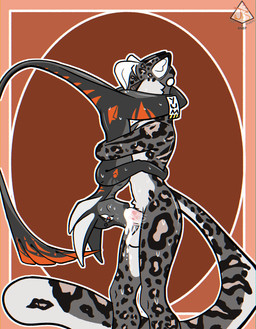 4_ears 69_position ambiguous_gender anthro bodily_fluids cum cum_in_mouth cum_inside duo ear_piercing ear_ring genital_fluids heart_eyes heart_symbol male male/ambiguous multi_ear multicolored_body oral piercing ring_piercing sex simple_background standing standing_69_position standing_sex sweat sweatdrop justasleepysnep hugo_(justasleepysnep) avali felid mammal pantherine snow_leopard absurd_res hi_res watermark