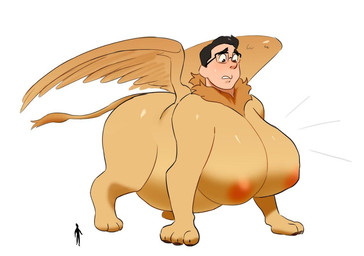 after_transformation animal_body areola back_wings big_breasts black_hair blush bodily_fluids breast_expansion breasts busty_feral chest_tuft cleavage clenched_teeth clothed clothing digigrade_legs digitigrade duo embarrassed expansion feathered_wings feathers feral fur gender_transformation growth hair huge_breasts human_to_feral hyper intersex larger_intersex lion_mane macro male mane messy_hair motion_lines mtf_transformation neck_tuft nervous nipples open_mouth orange_nipples puffy_nipples quadruped semi-anthro shocked silhouette simple_background size_difference size_transformation sketchy smaller_human species_transformation spread_wings surprised sweat sweatdrop tail tail_tuft tan_areola tan_body tan_fur teeth toony topless transformation tuft white_background wide_eyed wings worried yellow_body yellow_fur chunkowitz mythology avian felid feline human humanoid hybrid lion mammal mythological_avian mythological_creature mythological_sphinx pantherine colored_sketch digital_media_(artwork) flat_colors sketch