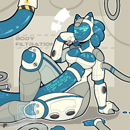 annoyed anthro biped blue_eyes breasts dripping female liquid looking_at_viewer lore machine simple_background smug solo text thick_thighs tube water white_body nagifur a1_(nagifur) alien goo_creature hybrid robot robot_anthro 1:1 digital_media_(artwork) english_text pixel_(artwork)