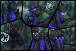 2023 3:2 anthro black_body black_fur black_scales blush canid canine canis claws comic digital_drawing_(artwork) digital_media_(artwork) dragon duo european_mythology extreme_size_difference forest forest_background frill_(anatomy) fur group hand_shot hi_res horn karisthewolf kissing male male/male mammal mawplay membrane_(anatomy) membranous_frill membranous_wings mouth_shot mythological_creature mythological_scalie mythology nature nature_background open_mouth oral_vore outside paws plant plating purple_body red_eyes romantic romantic_couple scales scalie shaded shadowcloud signature simple_background size_difference smile tail teeth thought_bubble tongue tongue_out tree vore western_dragon wings wolf yellow_eyes yoridan