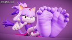 5_fingers 5_toes anthro barefoot clothed clothing feet female fingers foot_focus gloves handwear looking_at_viewer purple_body soles solo toes white_clothing white_gloves white_handwear wrinkled_feet wrinkles milkmeister3d sega sonic_the_hedgehog_(series) blaze_the_cat domestic_cat felid feline felis mammal 16:9 3d_(artwork) 4k absurd_res digital_media_(artwork) hi_res widescreen