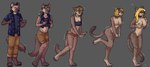 anthro areola big_breasts blonde_hair breast_growth breasts brown_body brown_fur brown_hair clothed clothing colored confusion felid feline female fur gender_transformation growth growth_lines hair hair_growth happy hyena kiri-anko leopardus licking licking_lips long_hair male mammal mtf_transformation nipples nude ocelot sequence solo species_transformation tail tail_transformation tongue tongue_out transformation