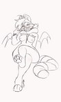 anthro bat_wings blush body_blush bottomless breast_blush breasts circle_eyebrows clothed clothing crossed_legs eyebrows female glistening glistening_breasts hair head_tuft hoodie hoodie_only knee_blush licking licking_lips licking_own_lips looking_at_viewer markings membrane_(anatomy) membranous_wings paws raised_clothing raised_hoodie raised_paw raised_topwear self_lick solo striped_markings striped_tail stripes tail tail_markings tongue tongue_out topwear topwear_only tuft wings teeveeomegas teevee_(teeveeomegas) mammal procyonid raccoon absurd_res hi_res