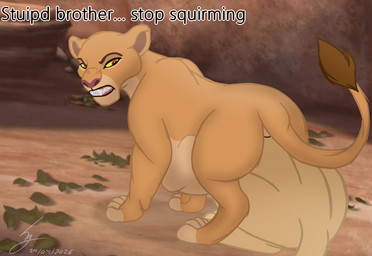 anal anal_penetration anal_vore angry annoyed cave duo female female_penetrated female_pred feral feral_vore male male/female male_penetrating male_penetrating_female male_prey penetration sex tail vore king_hg_21 disney the_lion_guard the_lion_king hayden_(king_hg_21) kiara_(the_lion_king) felid feline lion mammal pantherine brother_(lore) brother_and_sister_(lore) sibling_(lore) sister_(lore)
