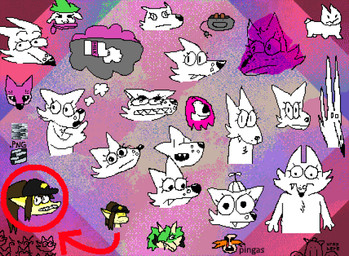 abstract_background anthro appliance blank_stare female feral fuchsia_fur kitchen_appliance male red_arrow red_circle smile snaggle_tooth spilled_milk toaster young urafoxa deltarune kilroy_was_here pingas sega sonic_the_hedgehog_(series) undertale_(series) dr._eggman flux_(n3onflux) gubby_(roblox) jace_checkley noelle_(twistcmyk) ralsei twist_(twistcmyk) ura_westbrook aquatic canid canine canis domestic_dog fish fox human lemon_shark mammal novabeast red_fox requiem_shark shark true_fox digital_media_(artwork) hi_res paint.net_(artwork) pixel_(artwork) sketch_page