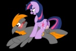 2012 animal_genitalia anus blender blush brown_eyes butt cowgirl_position cum cum_inside cutie_mark equine female female_on_top feral friendship_is_magic hair hi_res horn horse horsecock long_hair male mammal my_little_pony on_top open_mouth orange_hair pegasus penetration penis polygonsmasher pony purple_eyes purple_hair pussy pussy_juice sex straight thorinair tongue tongue_out twilight_sparkle_(mlp) unicorn vaginal wings
Rating: Explicit
Score: 4
User: Polygonsmasher
Date: May 08, 2012