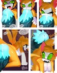 absurd_res all_fours anthro bat big_dom_small_sub big_penis bodily_fluids breasts comic deadlocked dialogue dominant duo dust:_an_elysian_tail english_text faceless_character faceless_male fellatio female fidget_(elysian_tail) fur genital_fluids genitals glowing glowing_genitalia glowing_penis green_eyes hi_res huge_penis humanoid_genitalia humanoid_penis imminent_sex it'll_never_fit larger_male licking male mammal membrane_(anatomy) membranous_wings moonblood nimbat nipples nude oral orange_body orange_fur penile penis penis_lick precum reptile scalie sereth sex size_difference smaller_female solo_focus sweat sweatdrop text tongue tongue_out unusual_anatomy unusual_genitalia unusual_penis vein veiny_penis wings