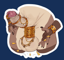 accessory anthro ball_focus ball_ring ball_stretcher balls big_balls cock_ring genital_piercing genitals gold_(metal) gold_jewelry humanoid_genitalia humanoid_penis jewelry male penis penis_accesory penis_accessory penis_jewelry penis_piercing piercing pose prince_albert_piercing solo wyth mythology brooke_(goobinsnoobin) kobold mythological_creature mythological_scalie scalie absurd_res alpha_channel colored detailed digital_drawing_(artwork) digital_media_(artwork) hi_res shaded signature