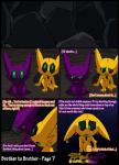 alternate_color big_ears cave dialogue duo ear_piercing eyes_closed male not_furry piercing rock surprise text vibrantechoes nintendo pokemon bloodstone gem_(redfox09) generation_3_pokemon humanoid pokemon_(species) sableye shiny_pokemon 2014 comic english_text hi_res brother_(lore) brothers_(lore) sibling_(lore)