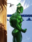 anthro back_muscles beard biceps brush butt faceless faceless_character faceless_male facial_hair food fruit green_body leaf lime male muscular muscular_male nipples nude outside pecs plant shower side_view solo standing wet bgn keyth_(bgn) elemental_creature elemental_humanoid flora_fauna food_creature food_humanoid fruit_humanoid humanoid living_fruit plant_humanoid 2020 dated hi_res signature