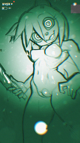 anthro black_nose breasts camera_view eyelashes female front_view genitals hair head_tuft holding_knife holding_object knife looking_at_viewer navel nude sharp_teeth short_hair smile solo teeth thick_thighs tuft vulva white_eyes wide_hips jagonda sega sonic_the_hedgehog_(series) amy_rose eulipotyphlan hedgehog mammal hi_res