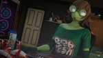 anthro bedroom eyewear eyewear_only female gaming glasses glasses_only green_body junk_food loose_shirt nerd nude revamped_anthros solo wearing_glasses donglysfm lily_springtail_(donglysfm) lizard reptile scalie 16:9 3d_(artwork) 4k absurd_res digital_media_(artwork) hi_res source_filmmaker_(artwork) widescreen