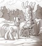 apple duo feral food freckles fruit horn plant sleeping dimfann friendship_is_magic hasbro my_little_pony mythology applejack_(mlp) twilight_sparkle_(mlp) equid equine mammal mythological_creature mythological_equine unicorn absurd_res hi_res