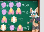 anthro breasts butt chalk chalkboard clothed clothing eyewear female genitals glasses group information_board math nipples nude pussy skimpy skimpy_bikini aliv141 sega sonic_the_hedgehog_(series) amy_rose blaze_the_cat rouge_the_bat vanilla_the_rabbit domestic_cat eulipotyphlan felid feline felis hedgehog lagomorph leporid mammal rabbit absurd_res hi_res