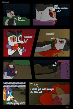 anthro badge biped blood bodily_fluids cloth dialogue fantasy female forced freckled_face freckles group male profanity rape semi-anthro sex speech_bubble text vinland nintendo pokemon pokemon_mystery_dungeon spike_chunsoft visionary_(vinland) absol generation_2_pokemon generation_3_pokemon generation_6_pokemon pokemon_(species) quilava skiddo 2:3 absurd_res artist_name comic digital_drawing_(artwork) digital_media_(artwork) english_text hi_res shaded simple_shading story