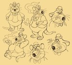 angry anthro belly big_belly big_cheeks bow_tie chubby_cheeks clothing hat headgear headwear male mascot open_mouth overweight overweight_male sad simple_background sitting smoking solo text pocketbutch chuck_e._cheese's_pizzeria charles_entertainment_cheese mammal mouse murid murine rodent 2024 hi_res