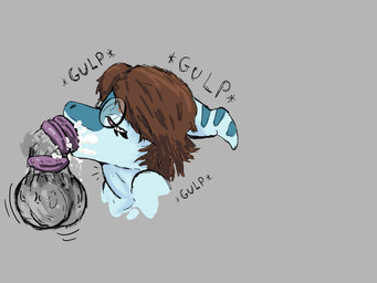 anthro balls biped blue_body blue_scales bodily_fluids bone_frill brown_hair cum cum_in_mouth cum_inside cum_on_face cum_splatter deep_throat disembodied_penis drinking drinking_cum duo erection eyes_mostly_closed eyewear fellatio femboy frill_(anatomy) genital_fluids genitals glasses grey_background gulp_(sound_effect) hair male male/male male_penetrated markings medium_hair narrowed_eyes oral oral_penetration penetration penile penis penis_in_mouth purple_eyes round_glasses scales sex side_view simple_background striped_markings stripes swallowing tongue_around_penis caldinie1 cavemanon_studios i_wani_hug_that_gator benjamin_mcknight dinosaur hadrosaurid ornithischian ornithopod parasaurolophus prehistoric_species reptile scalie 2024 bust_portrait colored hi_res portrait