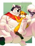 adult_on_young age_difference anthro anus balls belly blush bodily_fluids breasts butt cum duo erection eyewear fennix_(fornite) foreskin fornite fur genital_fluids genitals humanoid_genitalia humanoid_penis male male/male muscular nipples nude overweight overweight_male penile penis pollar_patroller sex simple_background tail text tongue vulpid white_body white_fur young young_anthro pekkorekko epic_games fortnite polar_patroller bear canid canine fox mammal polar_bear red_fox true_fox ursine 3:4 absurd_res digital_media_(artwork) english_text hi_res