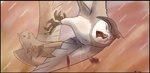 ambiguous_gender battle_claws beak blood bodily_fluids duo eyes_closed feathers feral fight flying open_beak open_mouth pain raining tan_body tan_feathers tongue white_body white_feathers wounded tuke guardians_of_ga'hoole avian barn_owl bird owl tyto tytonid 2014 digital_drawing_(artwork) digital_media_(artwork) shaded