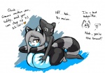babysitter big_breasts breast_grab breasts cat cub english_text feline female fluffy_tail fur grey_eyes grey_fur huge_breasts humor male mammal noriko norithics pun raccoon sex straight text yellow_eyes young
Rating: Explicit
Score: 9
User: BushyTailHugger
Date: February 22, 2014