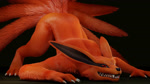 anthro ass_up black_lips butt claws detailed_fur feral fur jack-o'_pose lips looking_at_viewer male multi_tail open_mouth pose raised_tail red_eyes seductive smile solo swaying tail tail_motion deretto feodaron_sd inereigan kuroodod naruto naruto_(series) kurama canid canine demon fox fox_spirit mammal tailed_beast 16:9 3d_(artwork) 3d_animation animated detailed digital_media_(artwork) hi_res high_framerate no_sound short_playtime webm widescreen