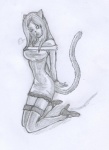 bdsm bondage bound cat cuffs feline female greyscale monochrome open_mouth solo unknown_artist
Rating: Explicit
Score: 0
User: karca
Date: April 26, 2010